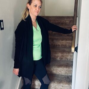 Medium Black Melissa + Marley Oversized Cardigan